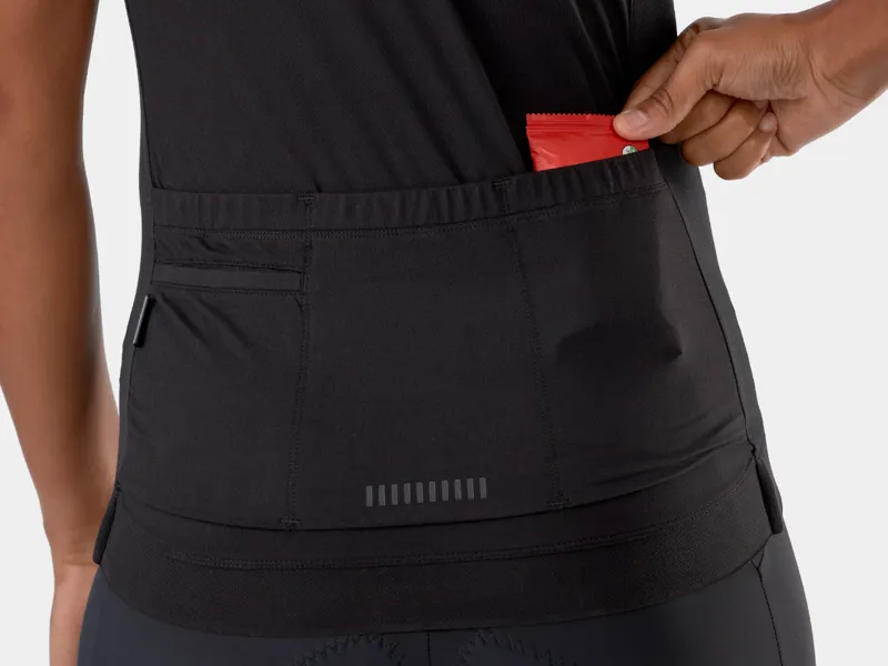 Trek Circuit Women's Cycling Short Sleeve Jersey in Black-2